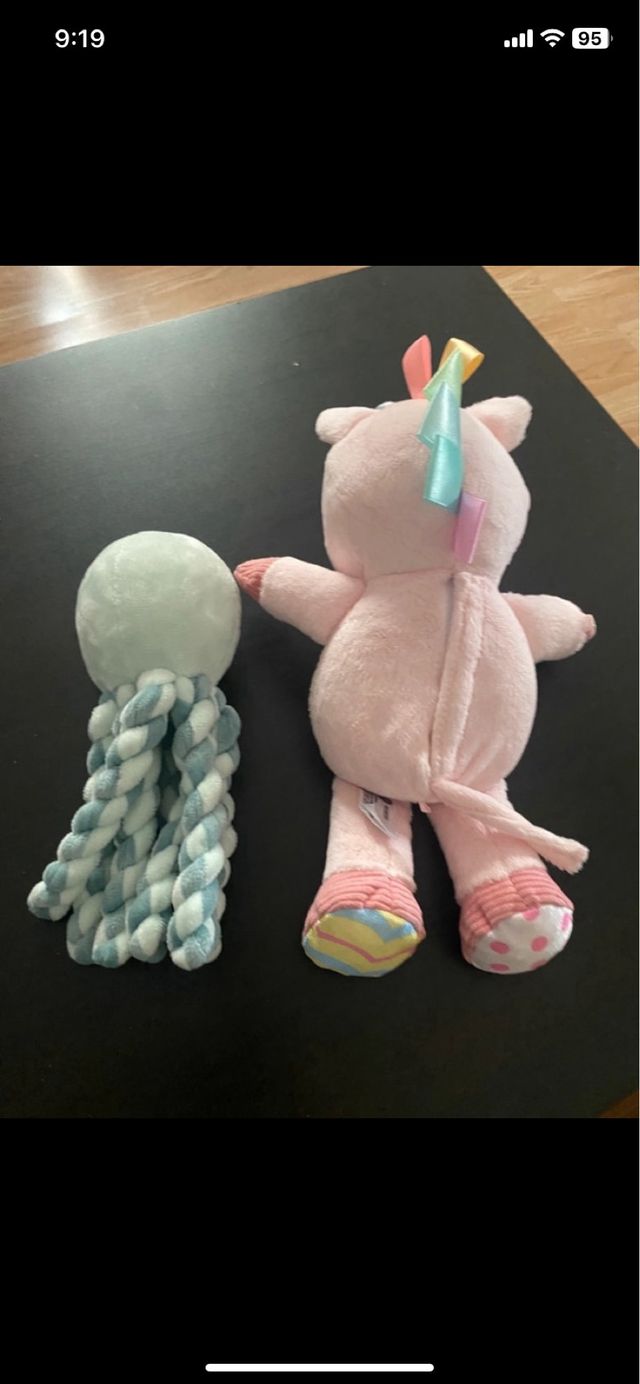 Pack 3 Juguetes Bebé Peluche