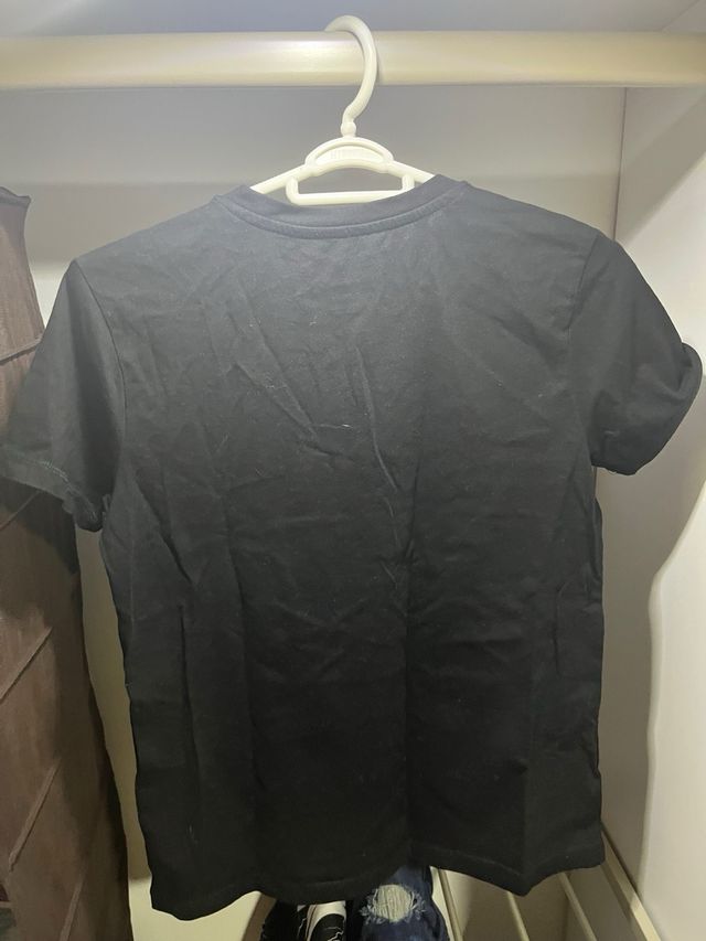 Camiseta Crivit Negra Estampada