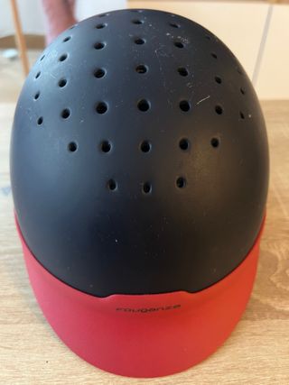 Casco Equitación Infantil Negro/Rojo