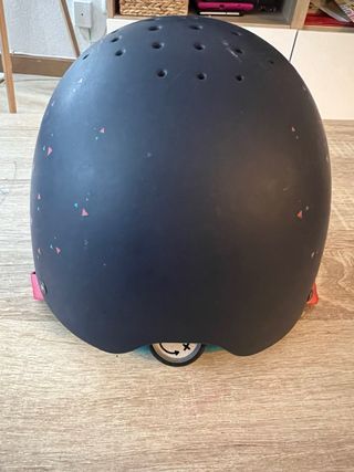 Casco Equitación Infantil Negro/Rojo