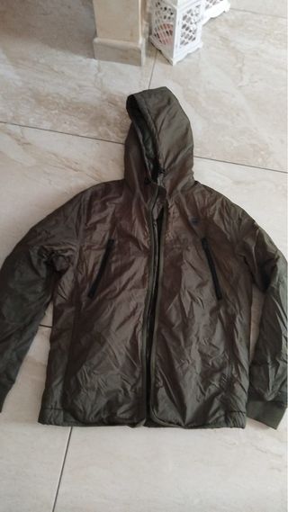 G-Star RAW Giubbotto Uomo Nylon Cappuccio Verde