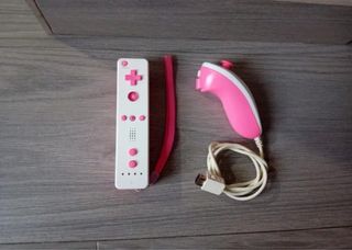 Mando Wii + Nunchuk Rosa