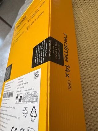 Móvil Realme 14X 5G Negro 256GB
