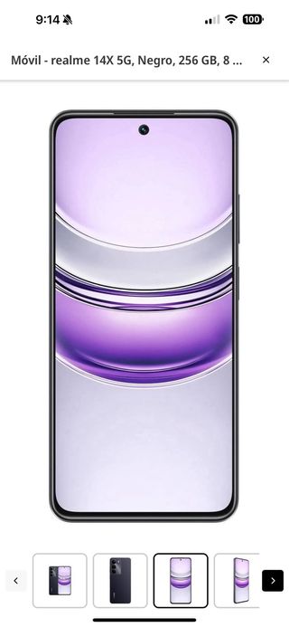 Móvil Realme 14X 5G Negro 256GB