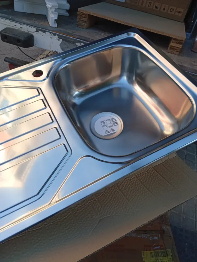 Fregadero Rodi un seno escurridor izquierda 80x50