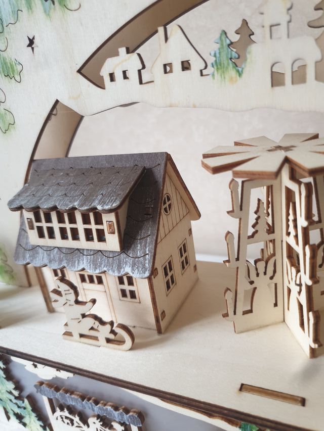 Arco Luminoso Natalizio 3D LED Svedese