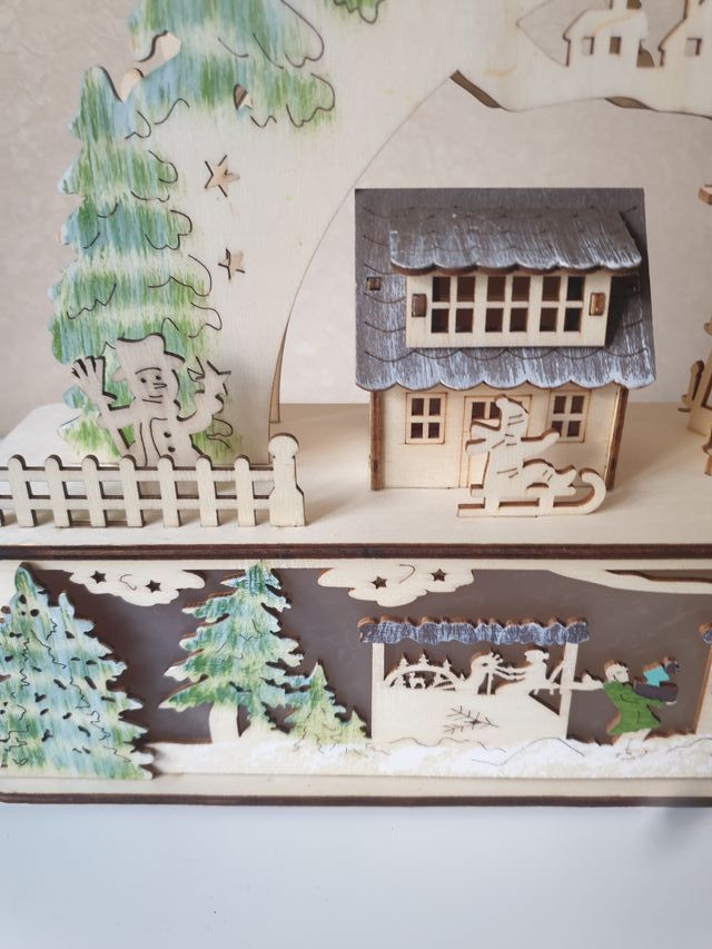 Arco Luminoso Natalizio 3D LED Svedese