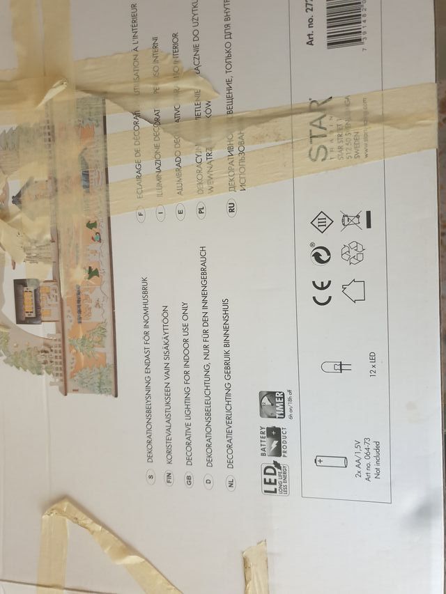 Arco Luminoso Natalizio 3D LED Svedese