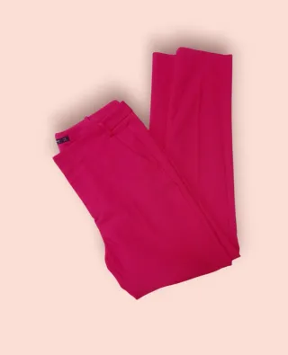 Pantalones de vestir Zara rosas