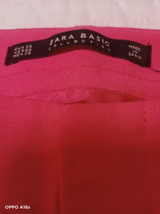 Pantalones de vestir Zara rosas