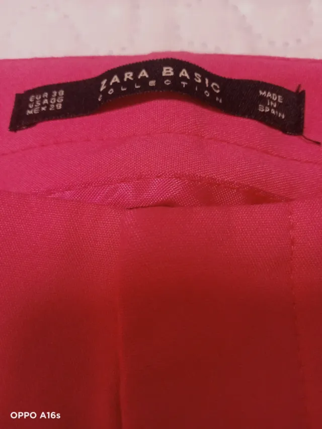 Pantalones de vestir Zara rosas