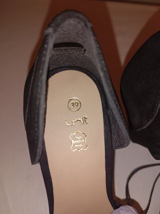 Zapatos tacón piel mujer Unit talla 39