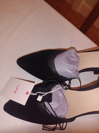 Zapatos tacón piel mujer Unit talla 39