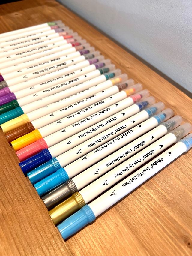 Rotuladores Ohuhu Doble Punta 24 Unidades