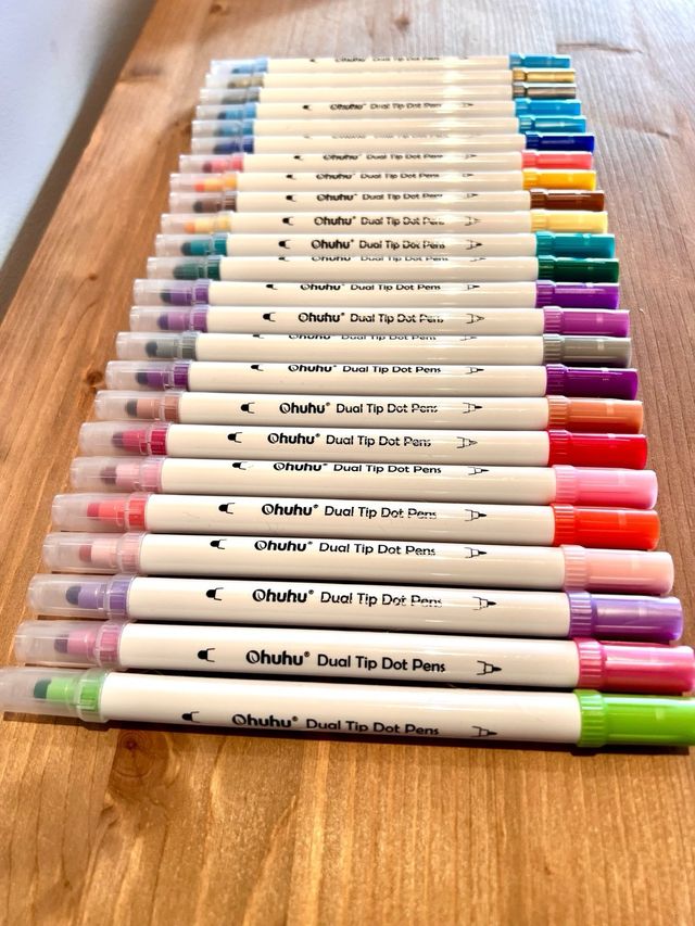 Rotuladores Ohuhu Doble Punta 24 Unidades