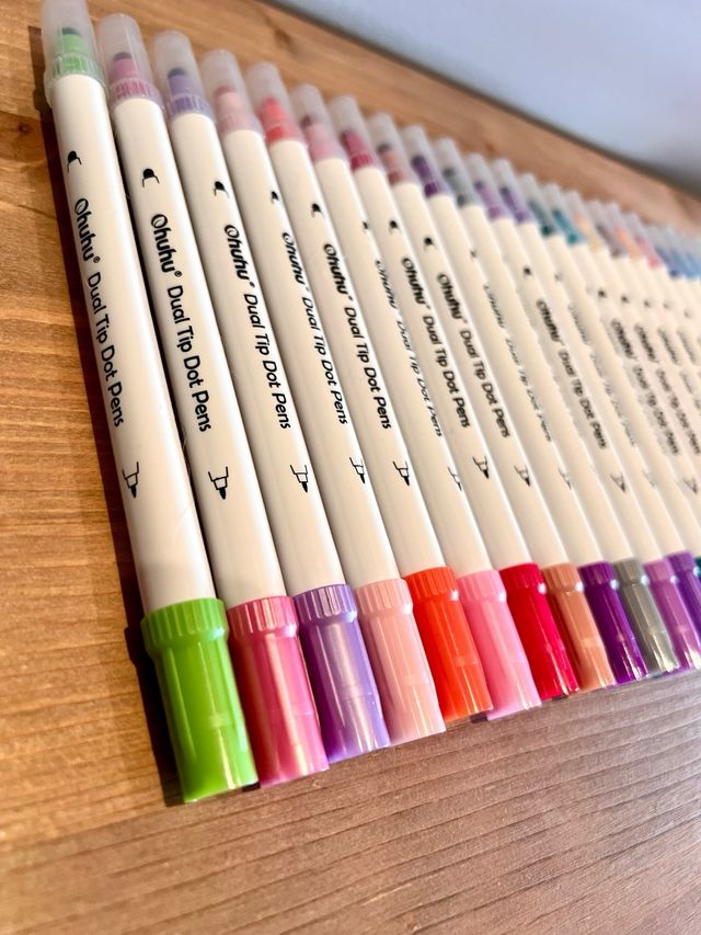 Rotuladores Ohuhu Doble Punta 24 Unidades