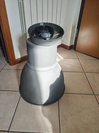 3 Lampadari Industriali Ikea Grigio Metallo