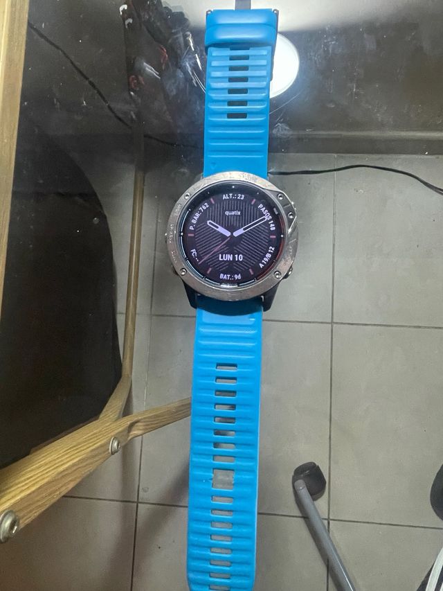 Reloj Garmin Quatix Azul/Plata
