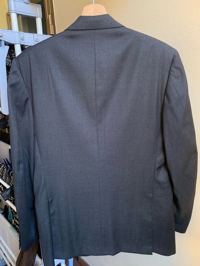 Blazer Abla Fashion Lana Vergine Uomo Grigio #48
