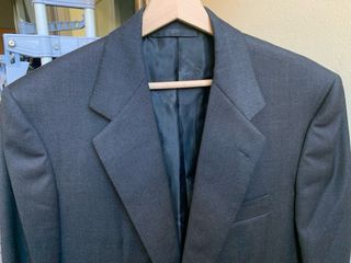 Blazer Abla Fashion Lana Vergine Uomo Grigio #48