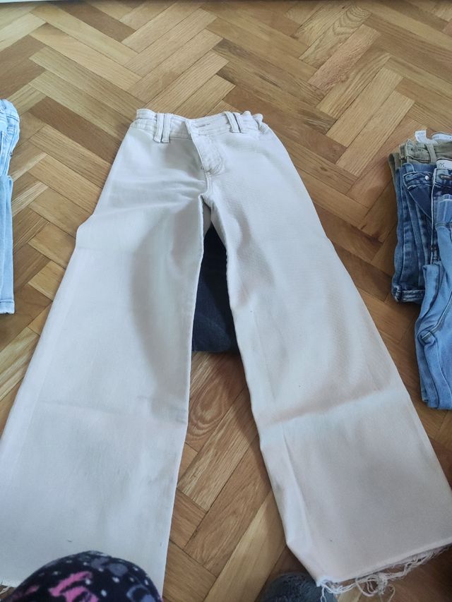Zara Jeans Niña Talla 8 (128cm) 2 pantalones