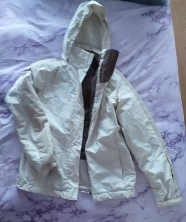 Chaqueta Nieve/Senderismo Talla M Beige/Marrón