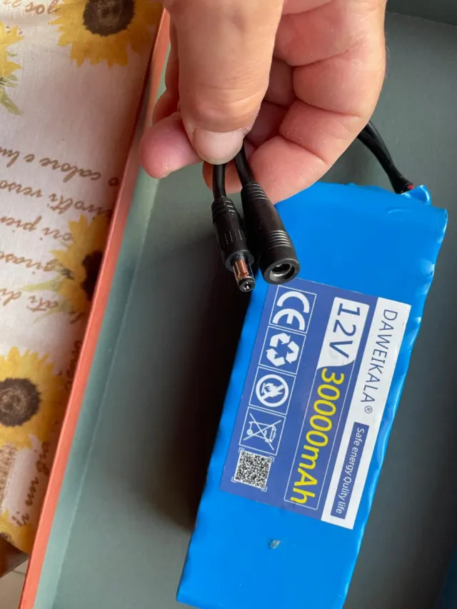 Due Batteria 12V 30000mAh per bici elettrica