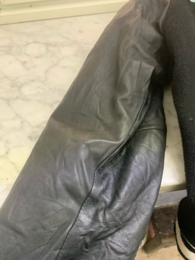 Giubbino college WHITE OVER uomo nero verde