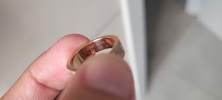 Anillo Cartier Oro 18k Diamantes Talla 12