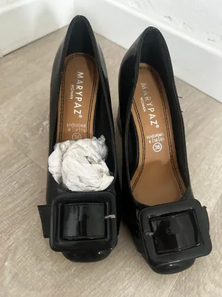 Zapatos de tacón Marypaz negros talla 36