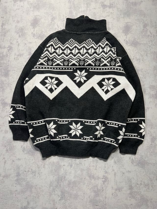 Jersey Navideño Cuello Alto Cremallera