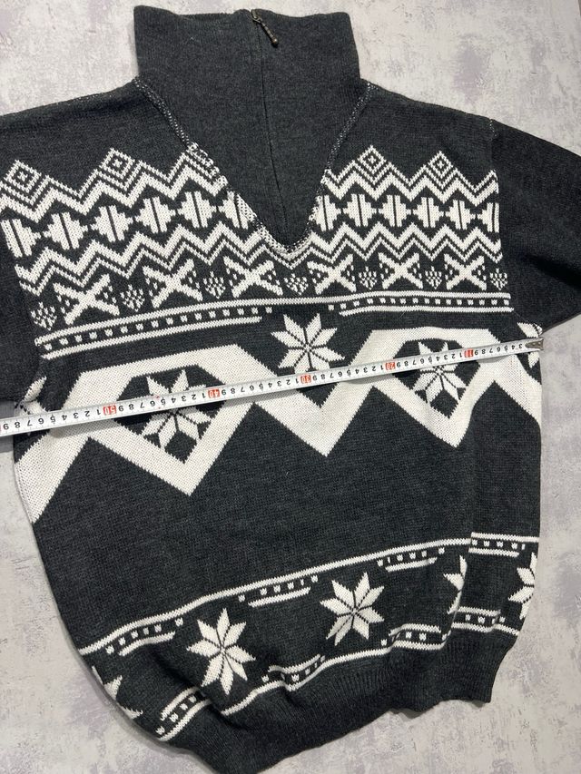 Jersey Navideño Cuello Alto Cremallera