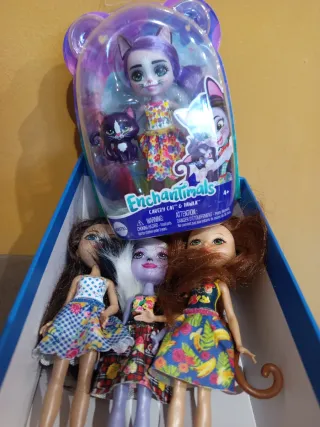 Lote 4 Muñecas Enchantimals