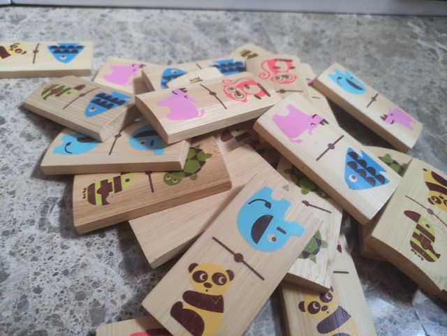 Dominó de madera Diset animales