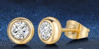 Pendientes y colgante Plata y moissanitas