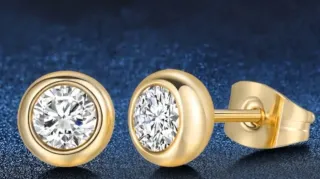 Pendientes y colgante Plata y moissanitas