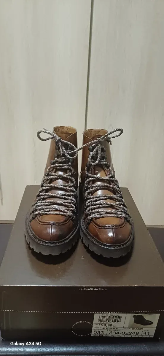 Botas de caballero Calce marrones talla 41