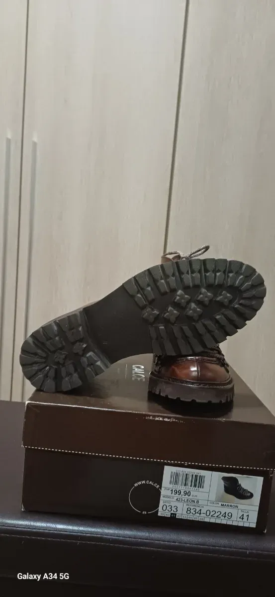 Botas de caballero Calce marrones talla 41