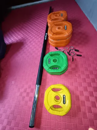 Body Pump Completo: Barra y Discos