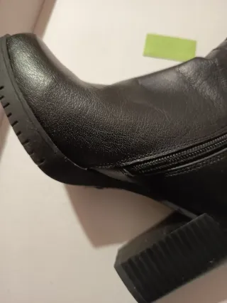 Botas Carmela Negras Tacón