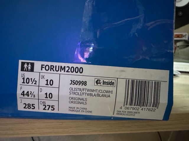 Adidas Forum 2000 Verde Oliva y Blanco