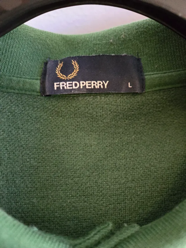 Sudadera Fred Perry verde talla L