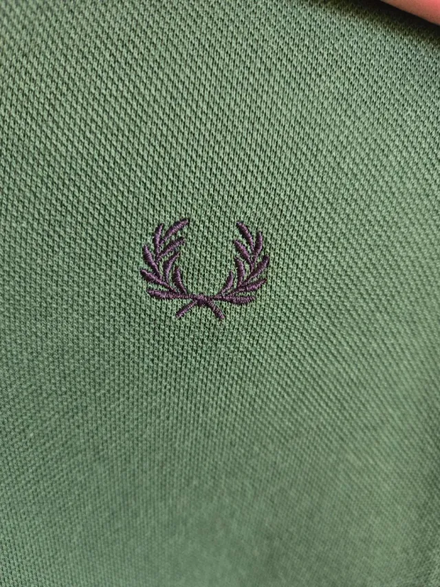 Sudadera Fred Perry verde talla L