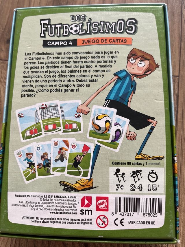 Juego cartas Los Futbolisimos