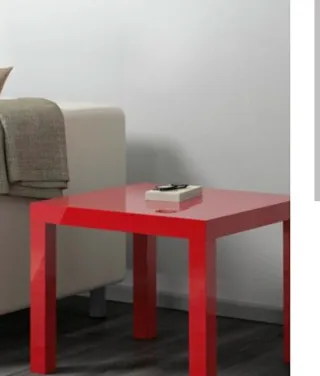 4 tavolini ikea lack rossi