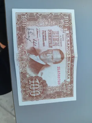 Billete 100 Pesetas Banco de España 1953