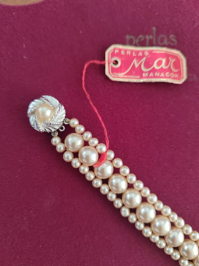 Pulsera perlas de Mallorca