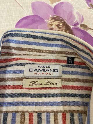 Camicia puro lino Damiano taglia 44