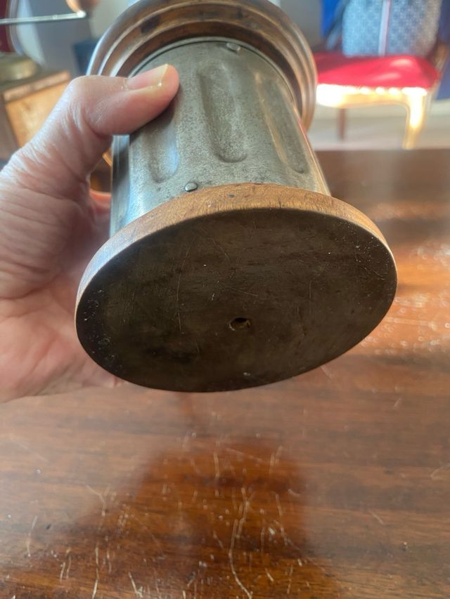 Antico Macinino Caffè Manuale Legno Metallo