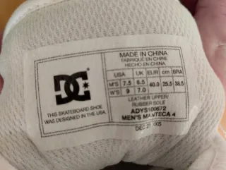 Zapatillas DC Shoes blancas